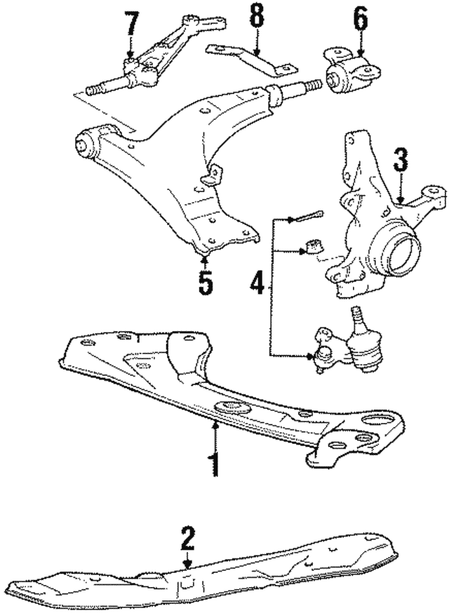TOYOTA Original parts 4333029326