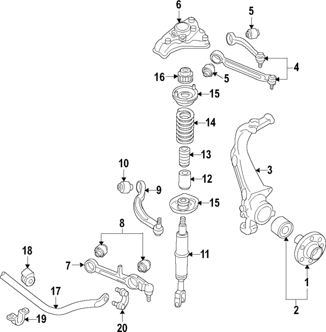VAG Original parts 8K0413031CG